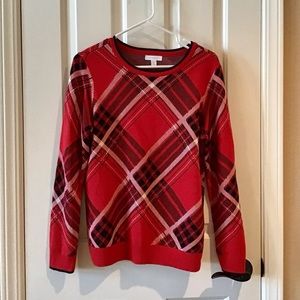 Charter Club Plaid Sweater